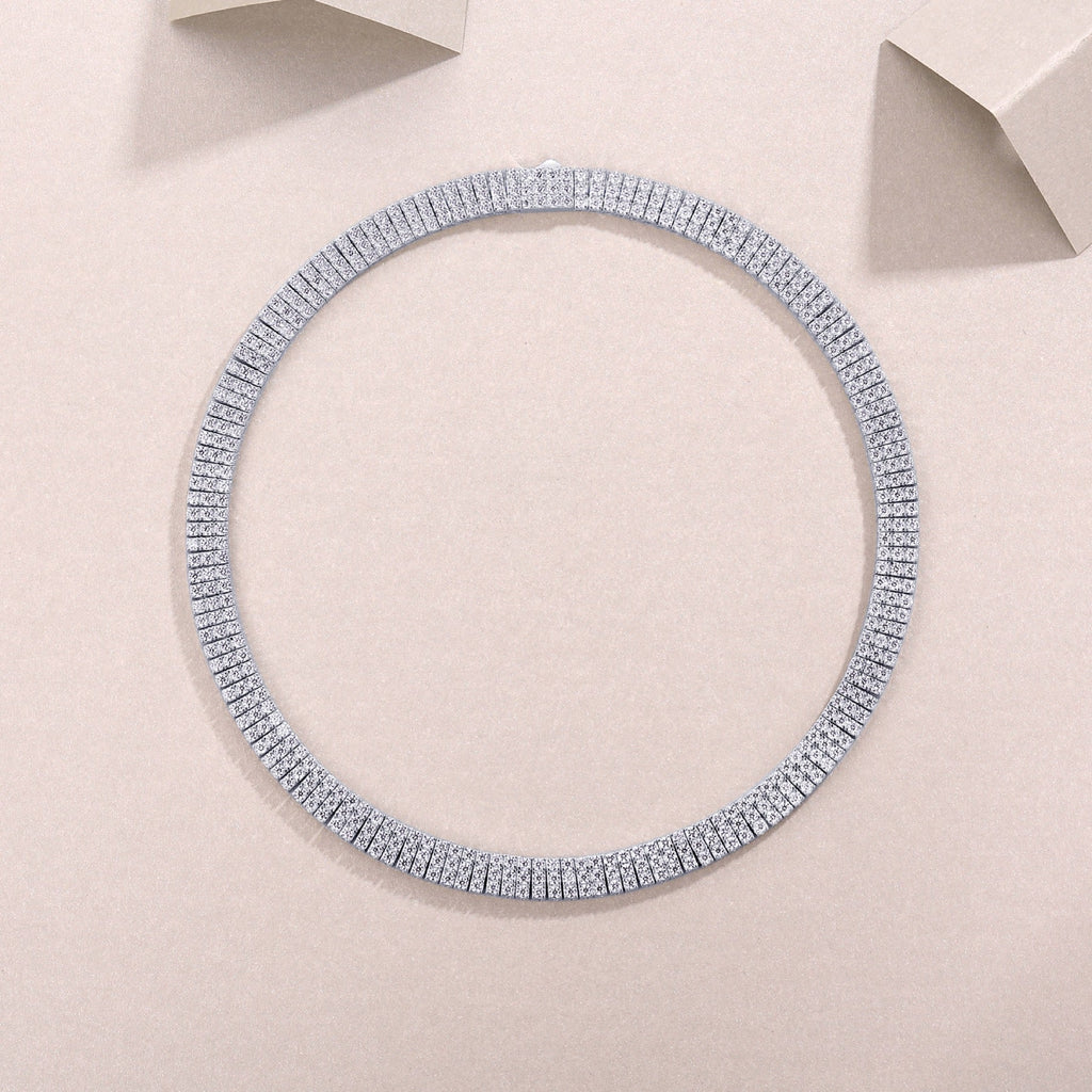 Alone Moissanite Bracelet in Sterling Silver