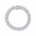 Alloro Moissanite Tennis Bracelet in Sterling Silver
