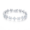 Prismi Moissanite Tennis Bracelet in Sterling Silver