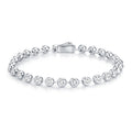 Sferica Moissanite Tennis Bracelet in Sterling Silver
