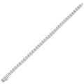 Cubetti Moissanite Tennis Bracelet in Sterling Silver