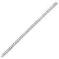 Ovalata Moissanite Tennis Bracelet in Sterling Silver