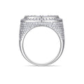 Summit Moissanite Men's Ring in S925 Sterling Silver