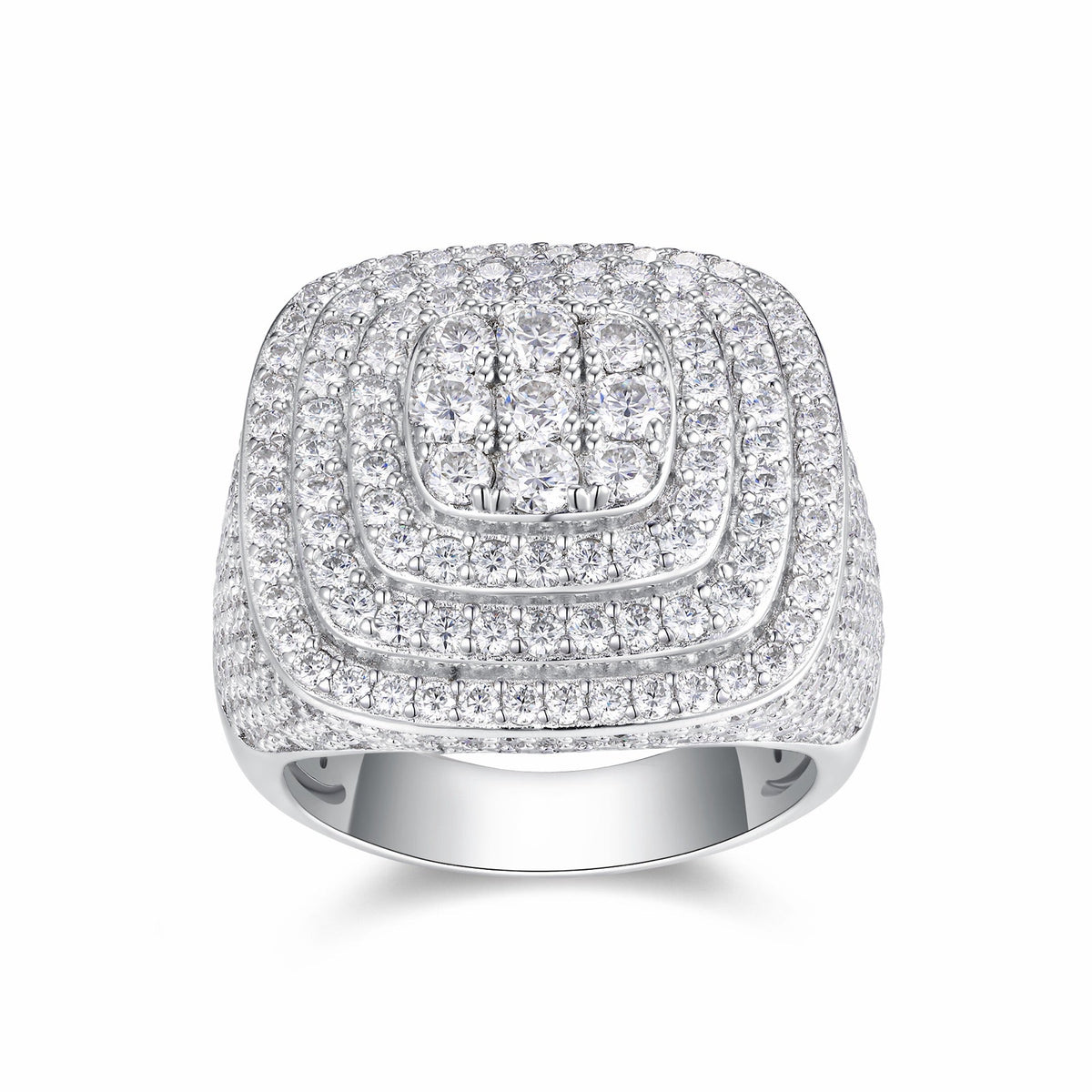Legacy Moissanite Men's Ring in S925 Sterling Silver