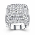 Titan Moissanite Men's Ring in S925 Sterling Silver