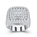 Baron Moissanite Men's Ring in S925 Sterling Silver