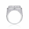 Vanguard Moissanite Men's Ring in S925 Sterling Silver