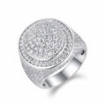 Kingpin Moissanite Men's Ring in S925 Sterling Silver