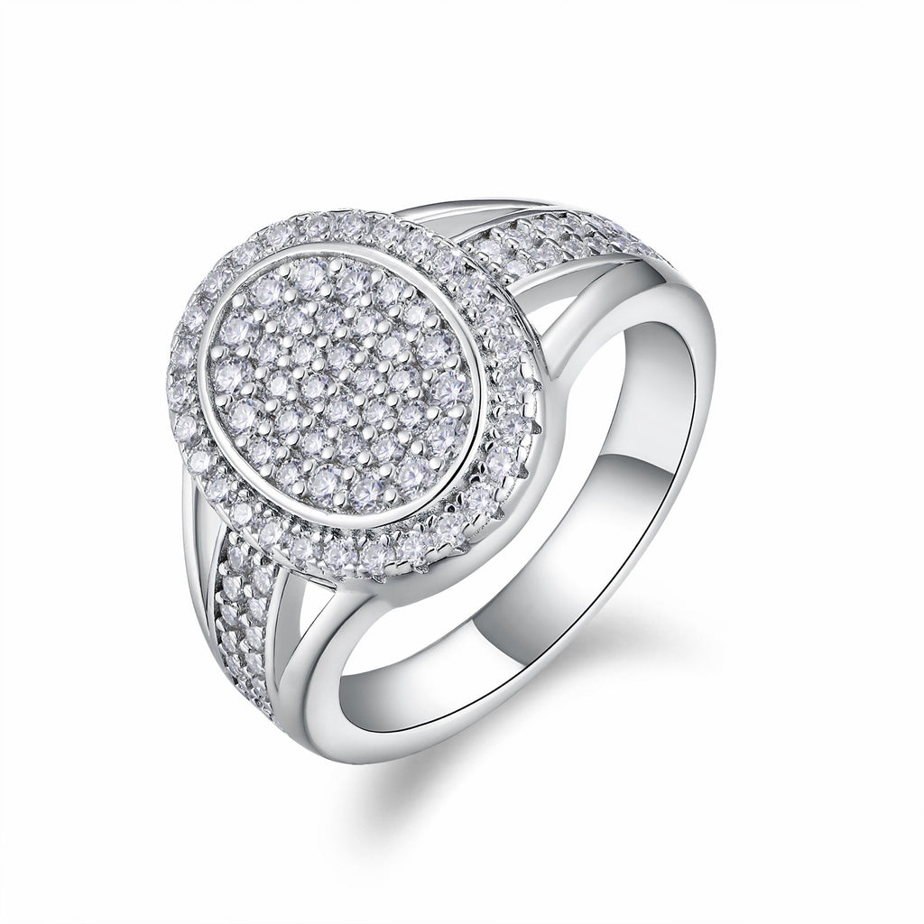 Nova Moissanite Men's Ring in S925 Sterling Silver