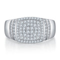 Forge Moissanite Men's Ring in S925 Sterling Silver