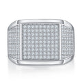 Mason Moissanite Men's Ring in S925 Sterling Silver