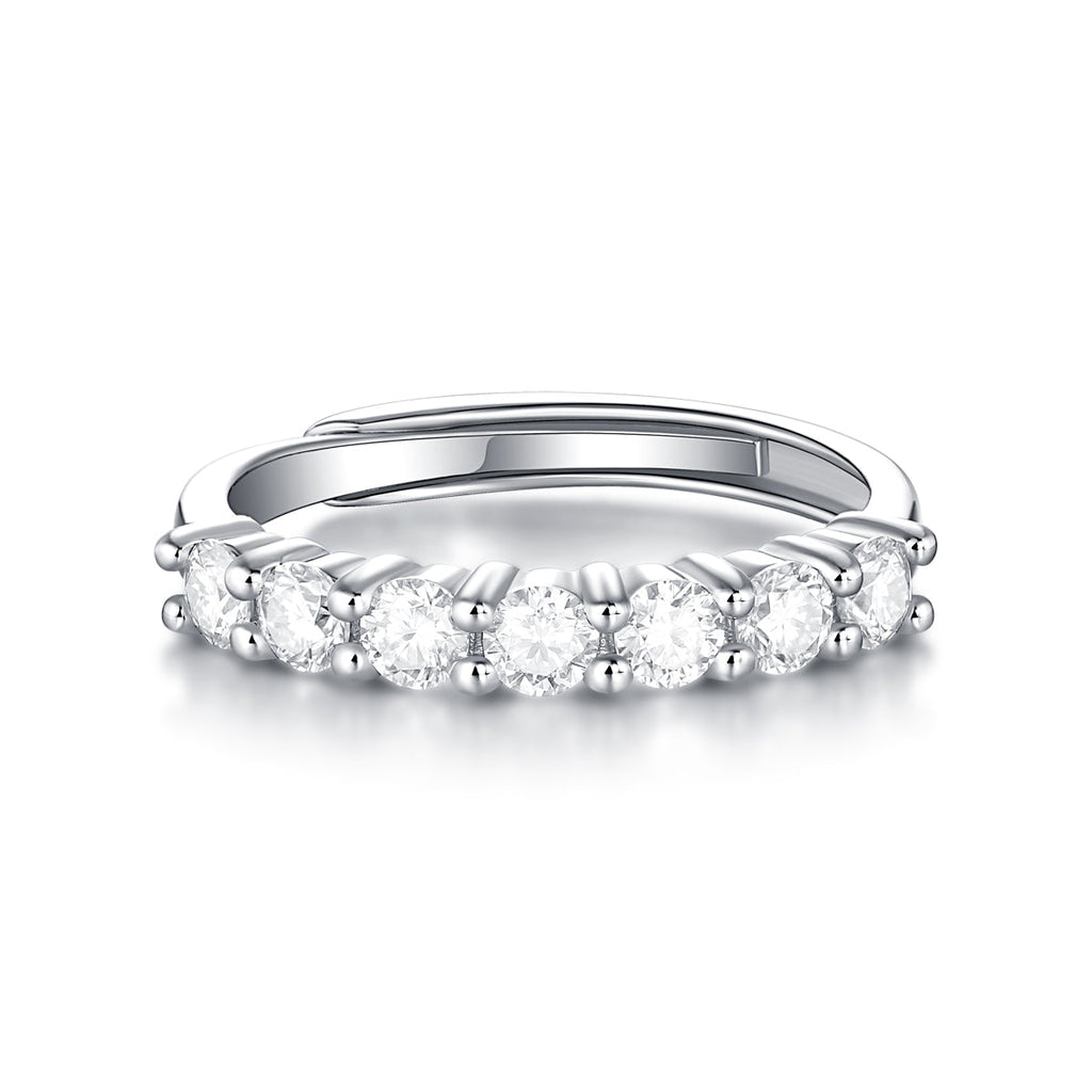 Wholeness Moissanite Ring in S925 Sterling Silver