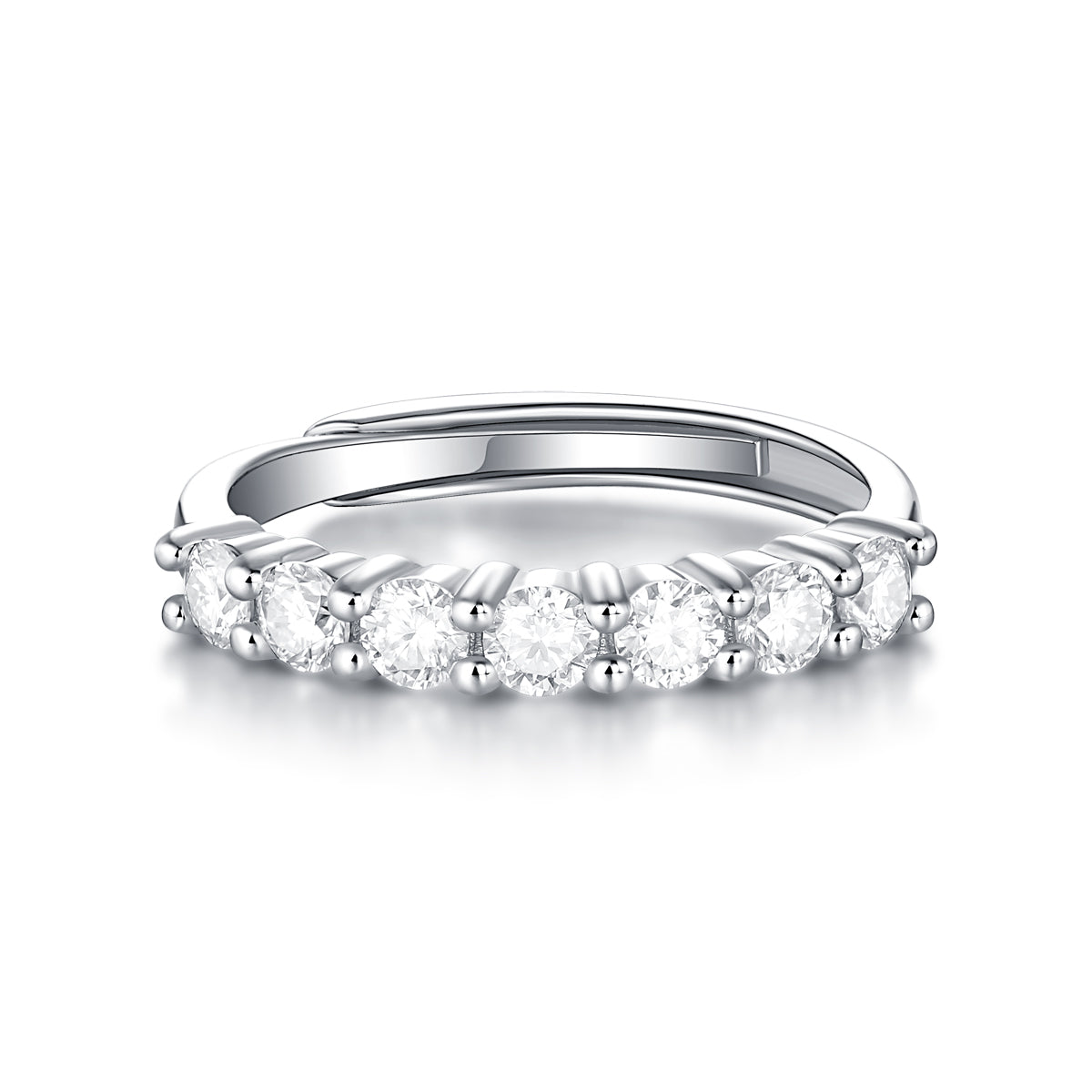 Wholeness Moissanite Ring in S925 Sterling Silver