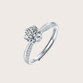 Banbi 1ct Moissanite Solitaire Ring in S925 Sterling Silver