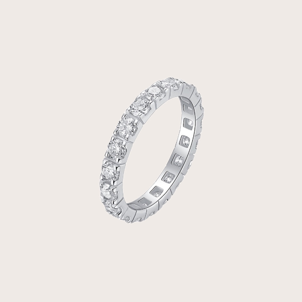 Utopia Moissanite Ring in S925 Sterling Silver