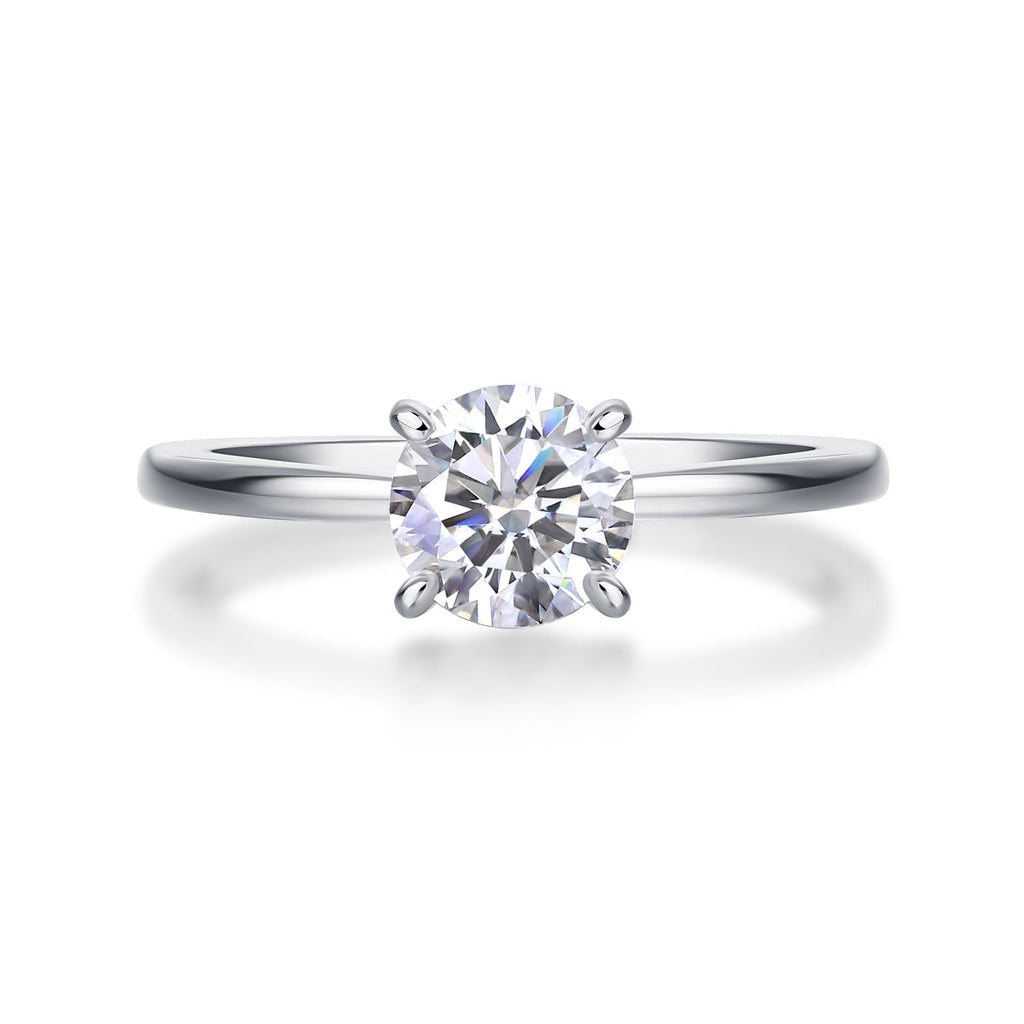Vow 2ct Moissanite Solitaire Ring in S925 Sterling Silver