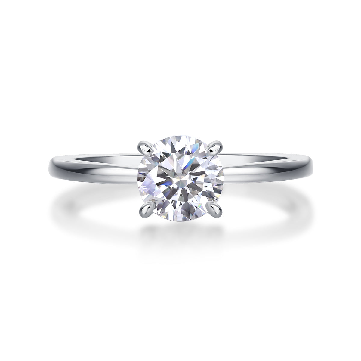Vow 2ct Moissanite Solitaire Ring in S925 Sterling Silver