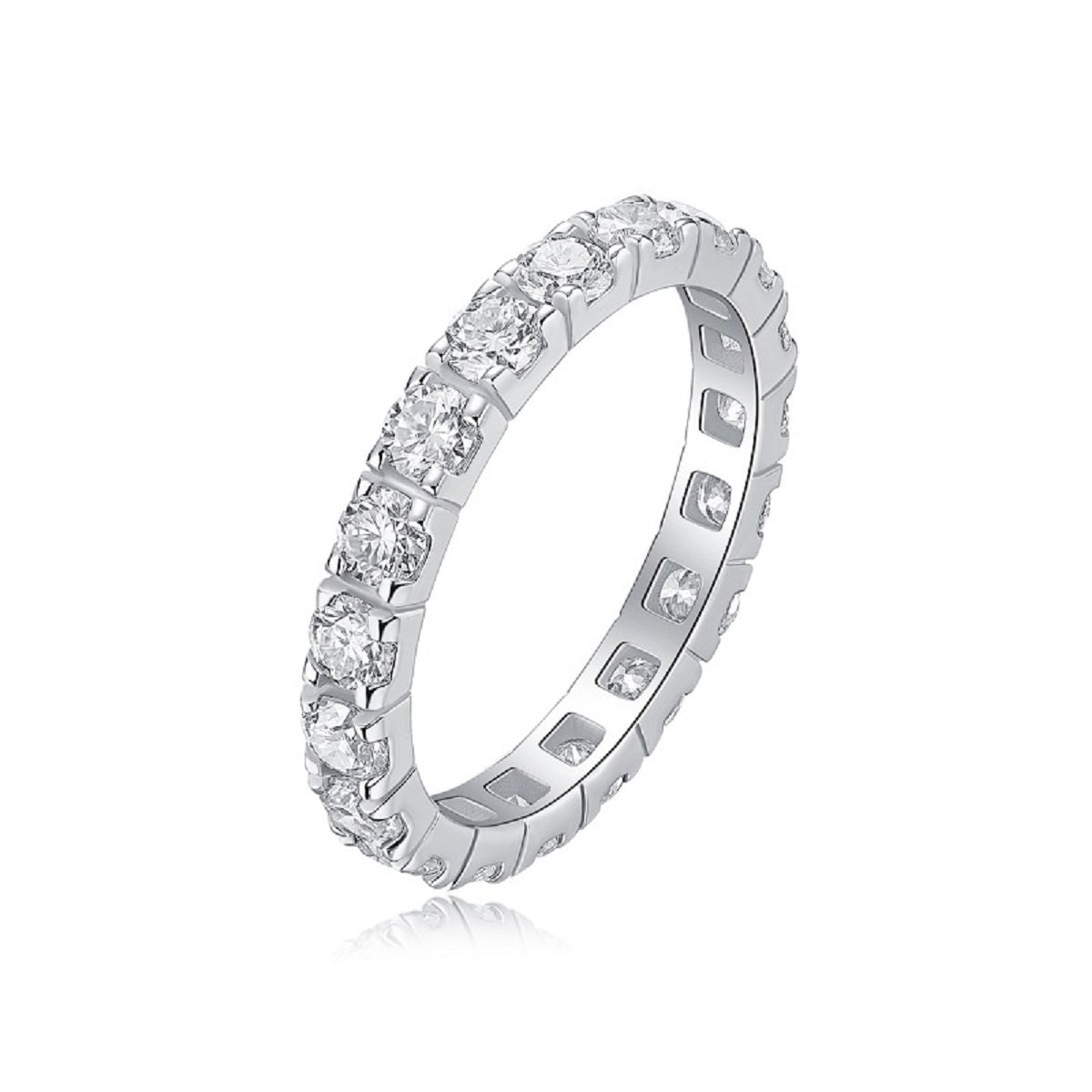 Utopia Moissanite Ring in S925 Sterling Silver