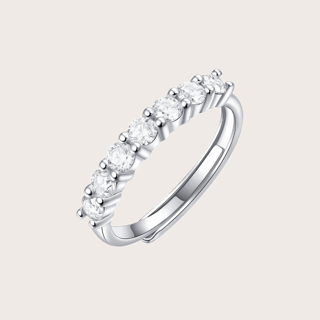 Wholeness Moissanite Ring in S925 Sterling Silver