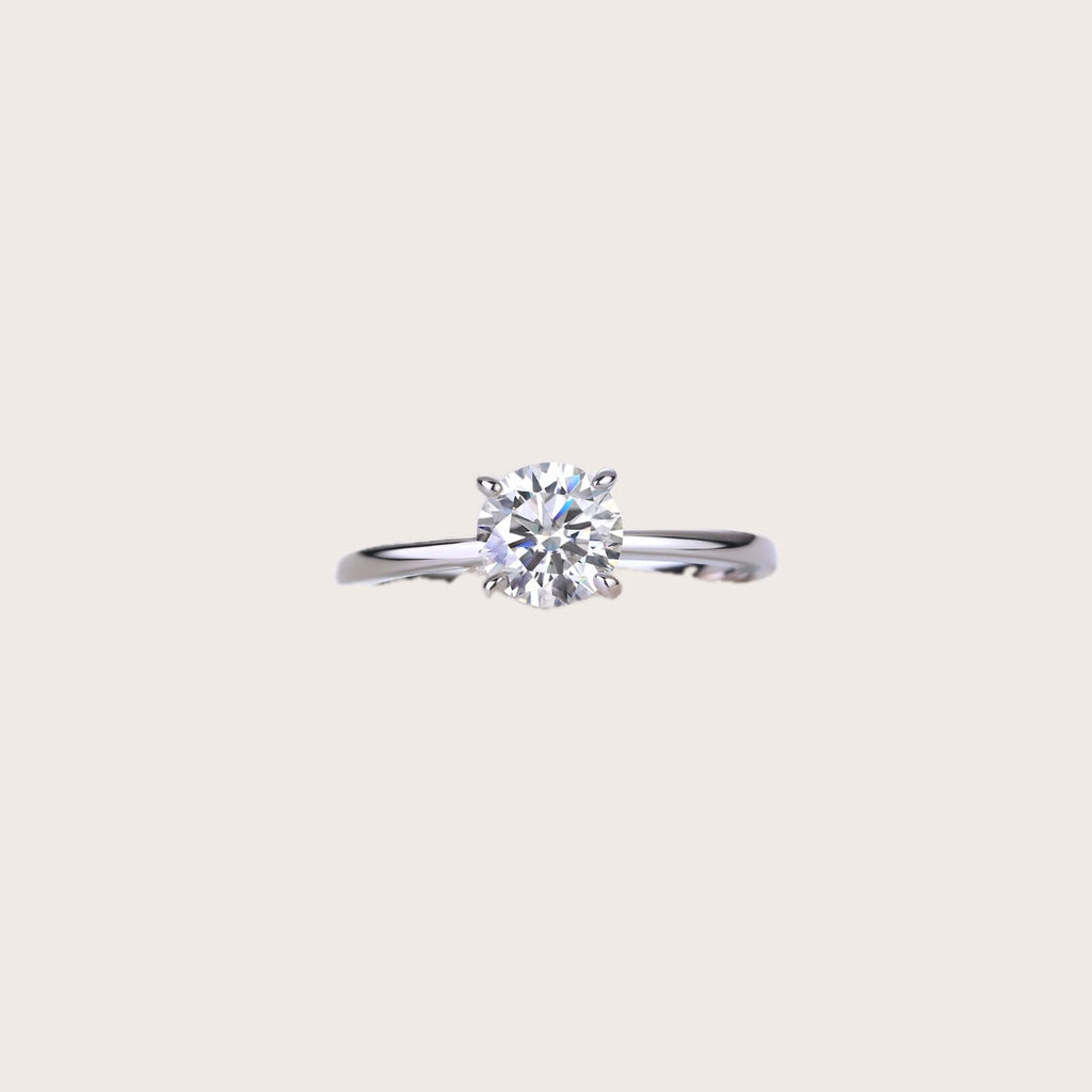 Vow 2ct Moissanite Solitaire Ring in S925 Sterling Silver