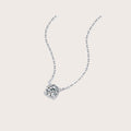 Forever Bond 2ct Moissanite Pendant Necklace in S925 Sterling Silver