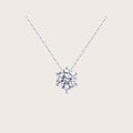 Afternoon Moissanite Pendant Necklace in S925 Sterling Silver