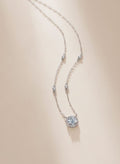 Stardust 2ct Moissanite Pendant Necklace in S925 Sterling Silver